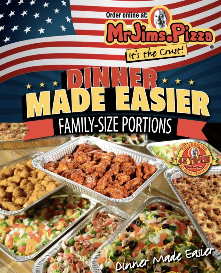 Mr Jim's Pizza 4th of July food deals