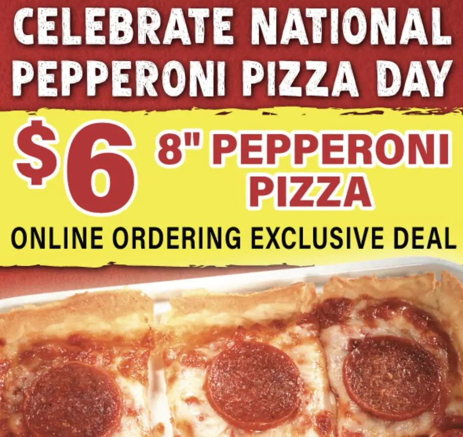 60 Peppy National Pepperoni Pizza Day Deals 2021 Slice the Price