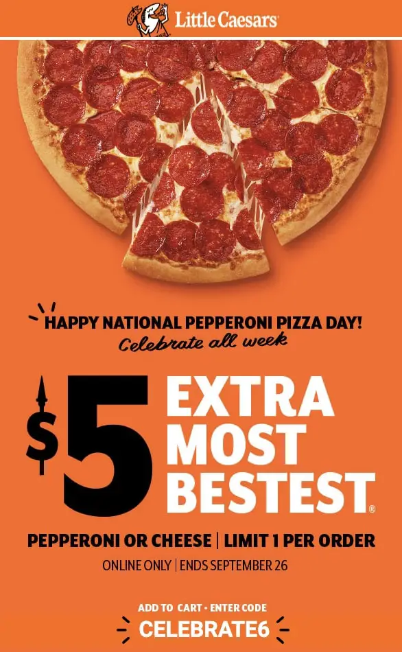 60 Peppy National Pepperoni Pizza Day Deals 2021 - Slice the Price