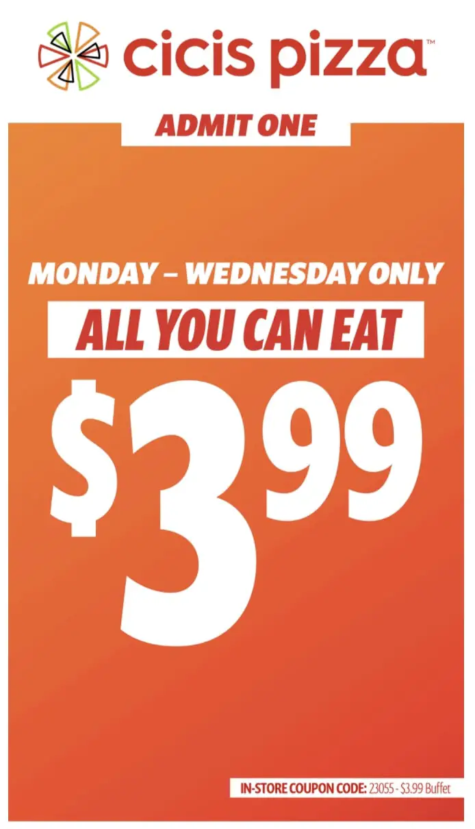 Yummy Pizza WEDNESDAY Restaurant Deals and Specials to get in 2022