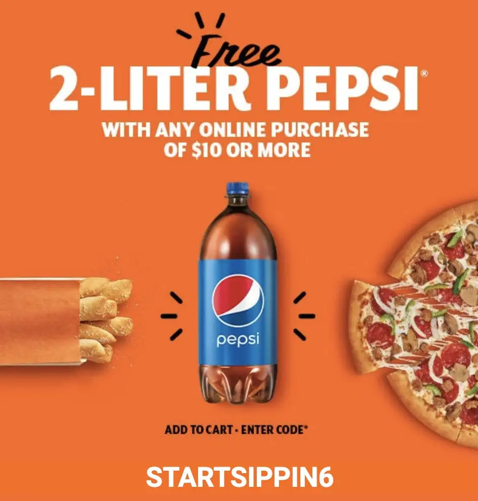 Little Caesar's Free 2 Liter Pepsi