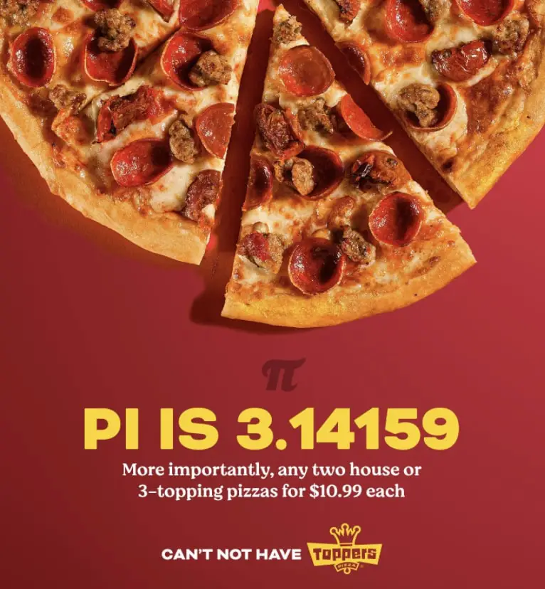 30 Pi Day Pizza Deals 2022 (Get Ready Pizza Nerds!) Slice the Price