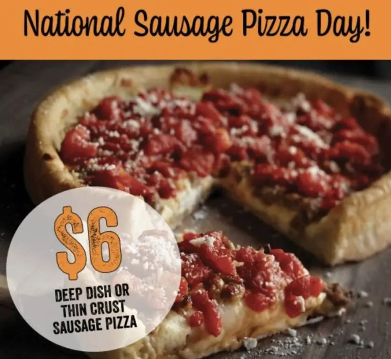 20 Awesome National Sausage Pizza Day Deals Slice the Price