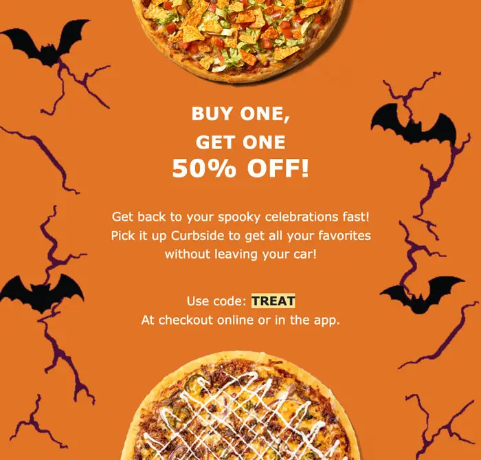 Casey's Halloween Pizza Deals