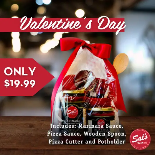 Sal's Pizza Valentine's Day Valentine's Day Gift Set for $19.99