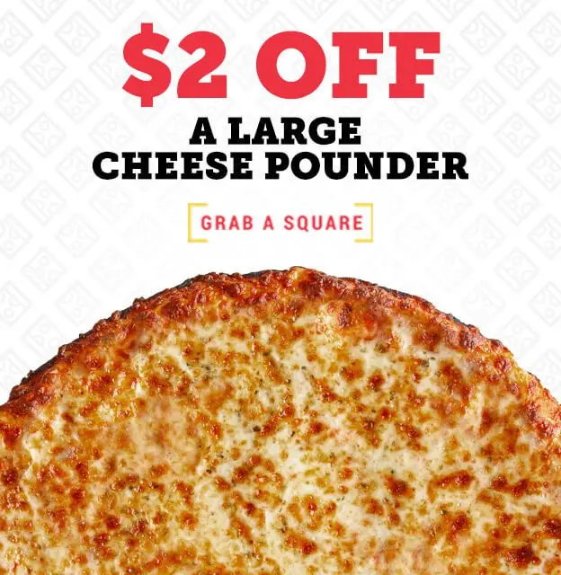 Cassano's Pizza King National Pizza Party Day Get $2 Off A Large Cheese Pounder Pizza