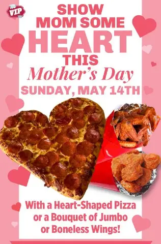 Minsky's Pizza Mothers Day Mother's Day Special - Jumbo Wing Bouquet For $23.99