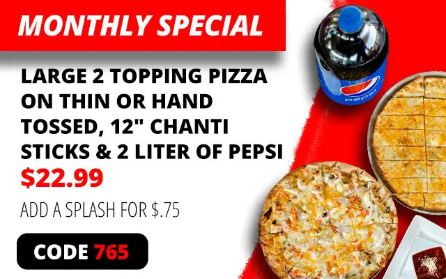 Chanticlear Pizza Father's Day Large 2-Topping Thin Or Hand Tossed, 12