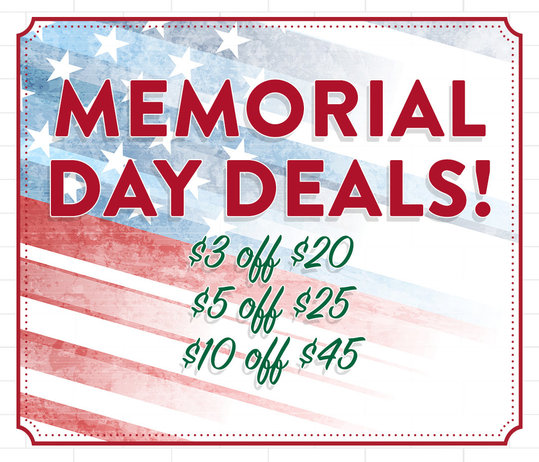 LaRosa's Pizzeria Memorial Day [Memorial Day] Get $10 Off Any Orders of $45 or More
