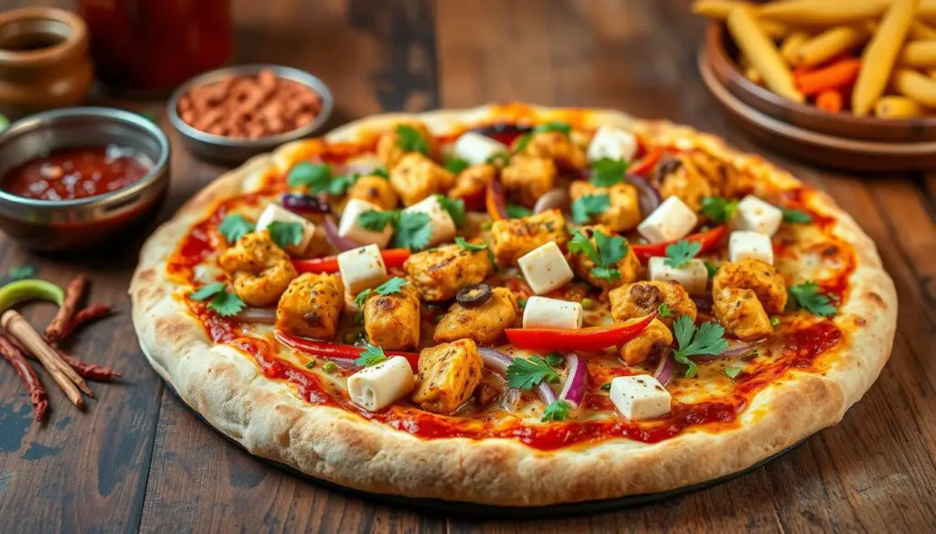 Indian cuisine desi pizza