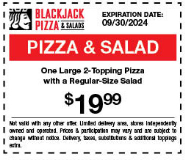 15% Off Blackjack Pizza Coupons, Promo Codes &amp; Deals (Jul 2024)