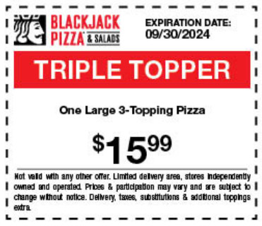 15% Off Blackjack Pizza Coupons, Promo Codes &amp; Deals (Jul 2024)
