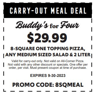 10% Off Buddy #39 s Pizza Coupons Promo Codes Deals (Sep 2023)