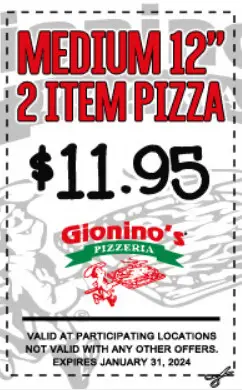 Gionino's Pizzeria National Pizza Week Get Medium 12