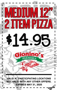 $2 Off Gionino's Pizzeria Coupons &amp; Deals (May 2025)