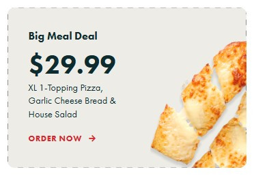Imo's Pizza Printable Coupon Get XL Pizza + Bread + Salad for $29.99