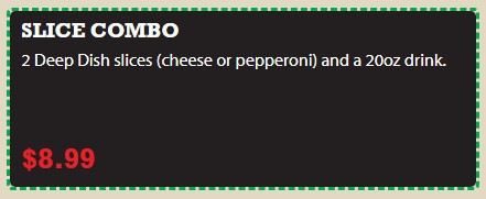 Jet's Pizza Printable Coupon Get 2 Deep Dish Slices & 20oz Drink for $8.99