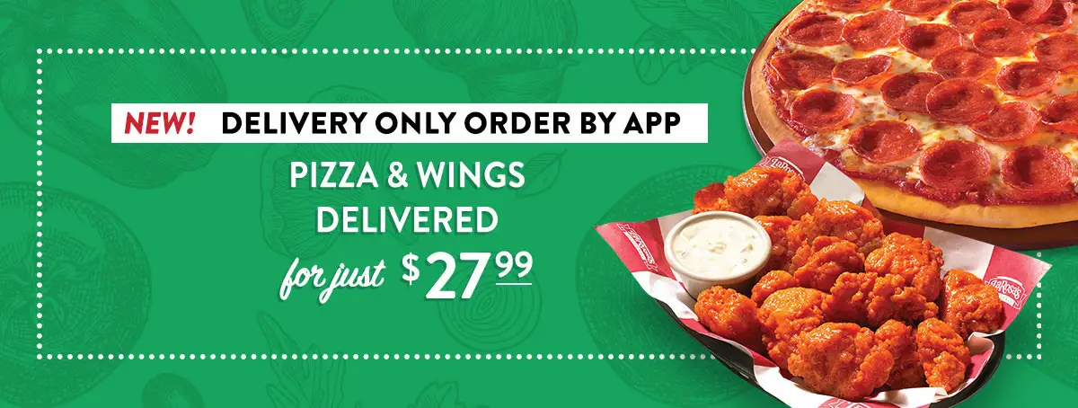 LaRosa's Pizzeria Printable Coupon Get Large 2-Topping & Wings for $27.99