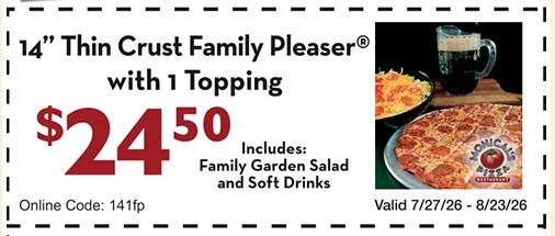 Monical's Pizza Printable Coupon 14