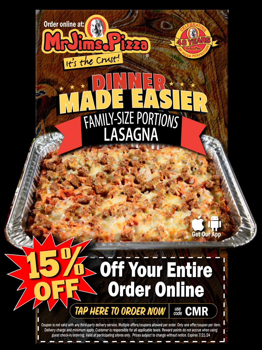 30 Off Mr. Jim's Pizza Coupons, Promo Codes & Deals (Jul 2024)