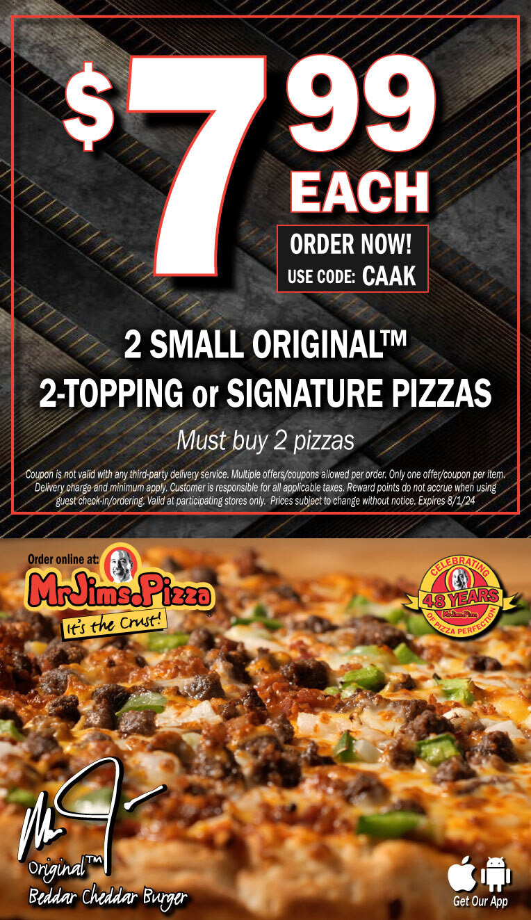 15% Off Mr. Jim's Pizza Coupons, Promo Codes & Deals (Jul 2024)