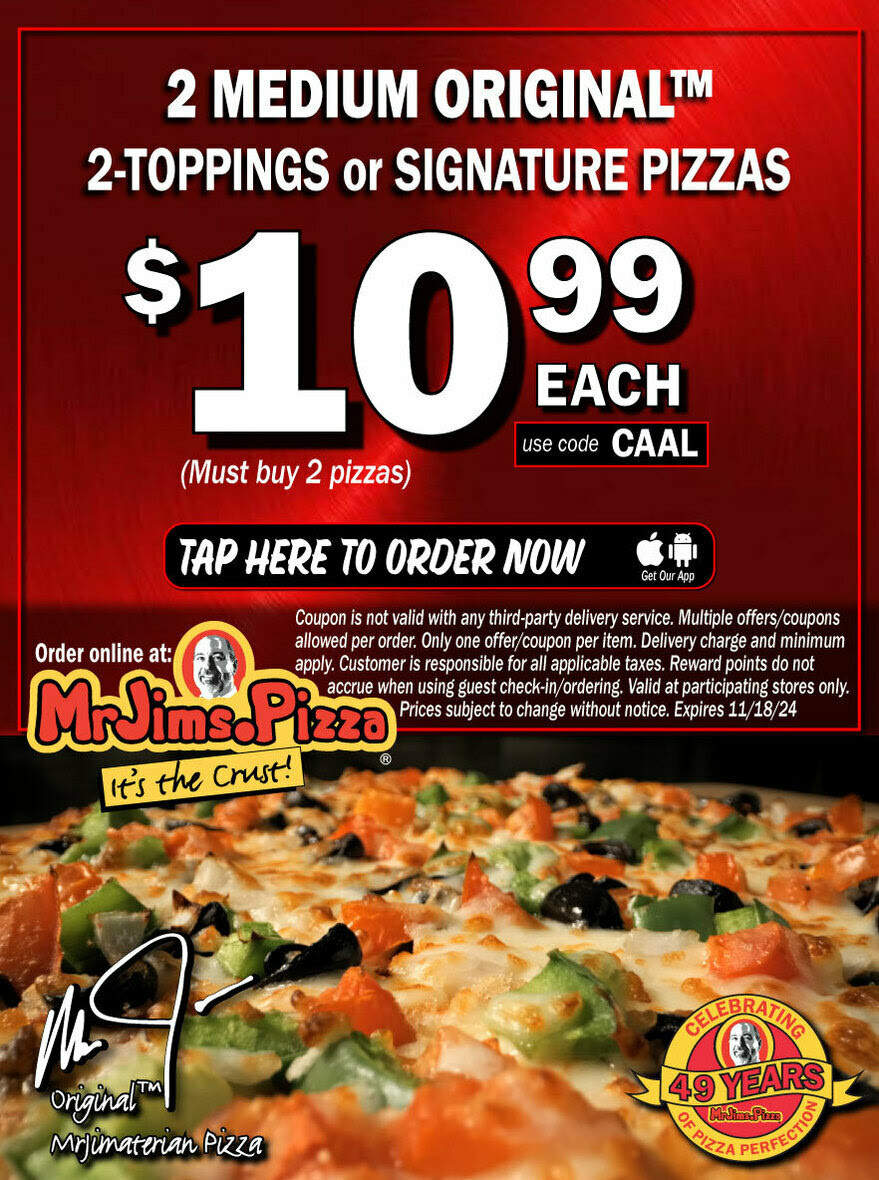 15% Off Mr. Jim's Pizza Coupons, Promo Codes &amp; Deals (Nov 2024)