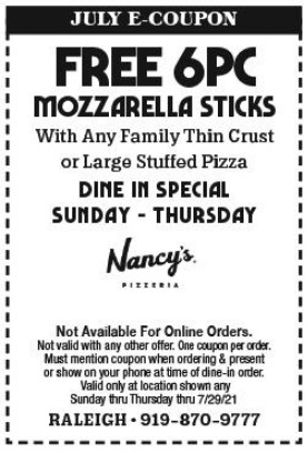 Nancy's Pizza Coupons: Get Cheesy with 20% Off, Promo Codes (Jul 2021)