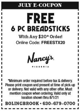 Nancy's Pizza Coupons: Get Cheesy with 20% Off, Promo Codes (Jul 2021)