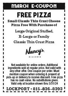 10% Off Nancy's Pizza Coupons, Promo Codes &amp; Deals (Mar 2024)