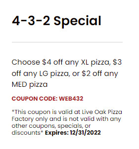 $4 Off Pizza Factory Coupons, Promo Codes &amp; Deals (Nov 2022)